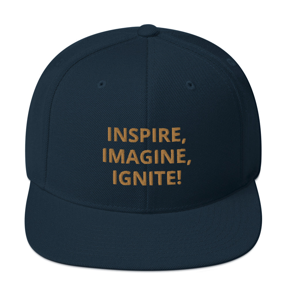 INSPIRE, IMAGINE, IGNITE! Snapback Hat