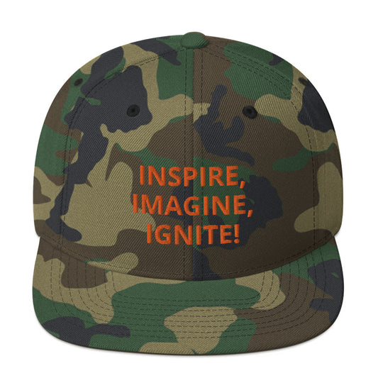 INSPIRE, IMAGINE, IGNITE! Snapback Hat